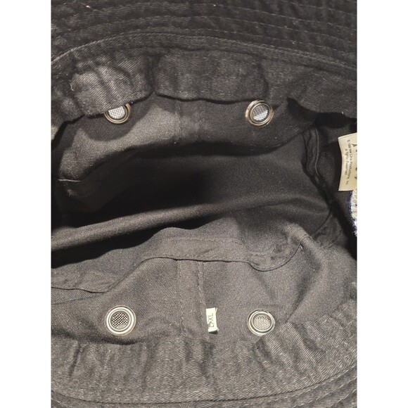 Austin Powers Movie Promo Swinger British Flag Black Bucket Hat L/xL Rare Find - Picture 8 of 8